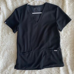 FIGS Casma Top XS Black